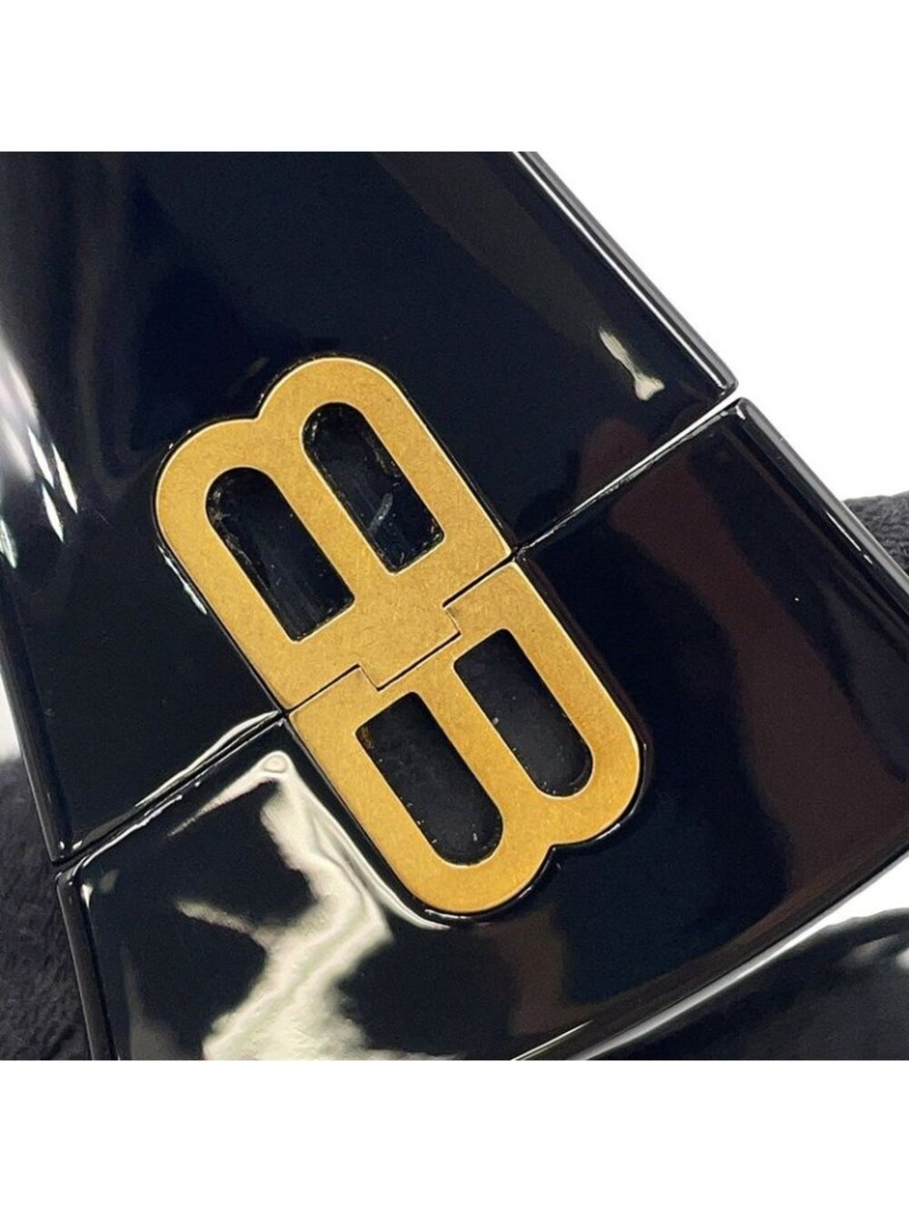 Balenciaga Sunglasses Hourglass Round Eyewear Black - Picture 6 of 9